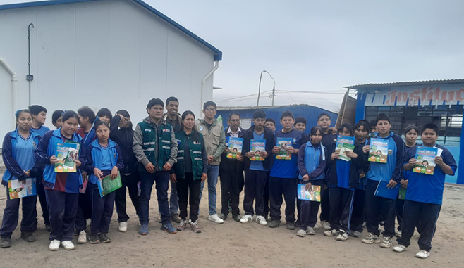 Alumnos de la IE San Graciano participan en Charla Ambiental