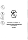Vista preliminar de documento PLAN DE RECUPERACIÓN DE SERVICIOS INFORMATICOS