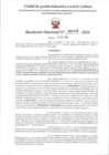 Vista preliminar de documento R.D. 1449 - DAR CUMPLIMIENTO RESOLUCION 18 SOBRE PREPARACION CLASES - GARCIA DEXTRE OLGA FABIANA