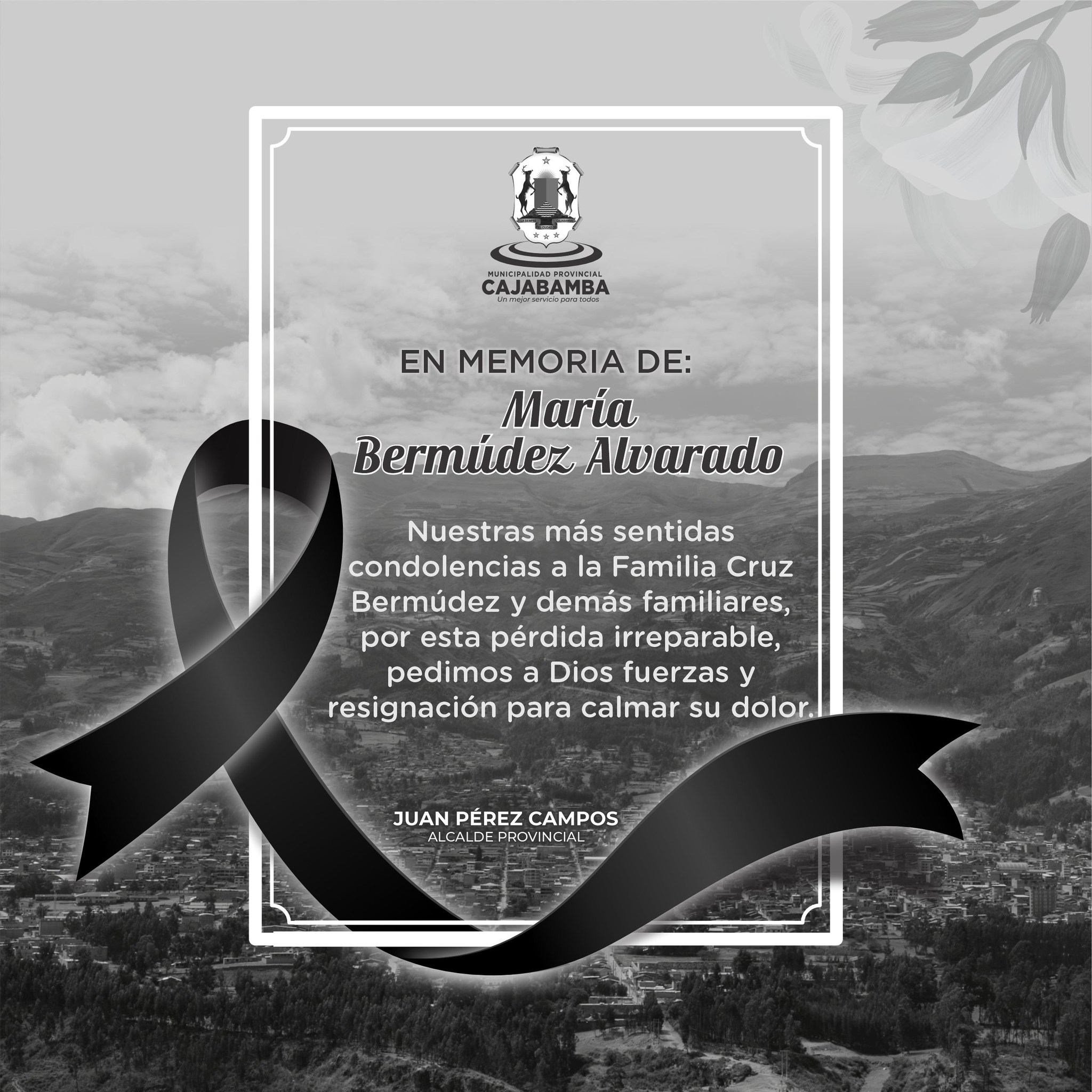 Nota de Pésame