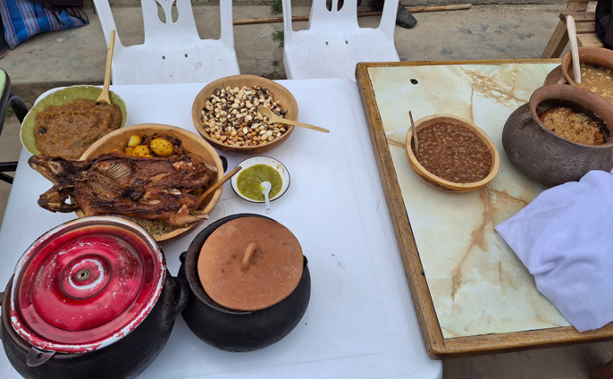 Celebrando nuestras tradiciones Exhibición Gastronómica en Machacuay