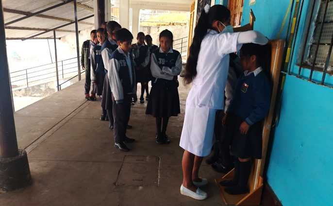 Compromiso por la salud de nuestros estudiantes de Pueblo Nuevo - Nivel Primario