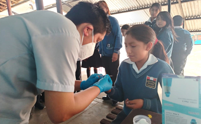 Compromiso por la salud de nuestros estudiantes de Pueblo Nuevo - Nivel Primario