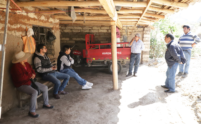 Juramentación de agente municipal de El Chirimoyo