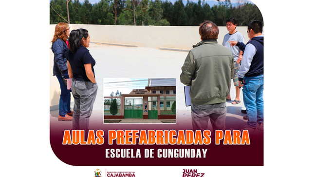 Aulas prefabricadas para Cungunday
