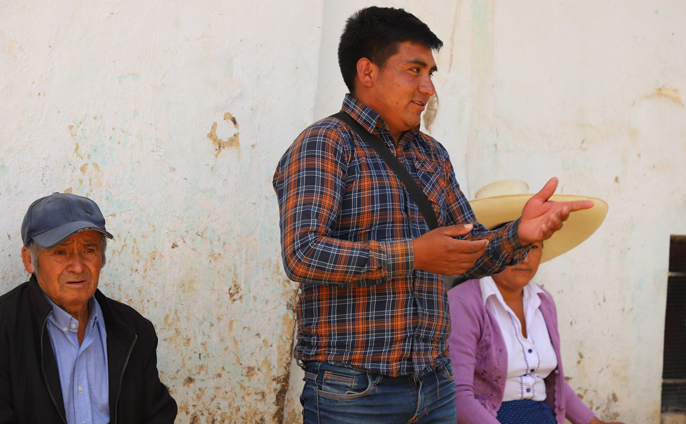 Juramentación de Agente Municipal caserío de Campana