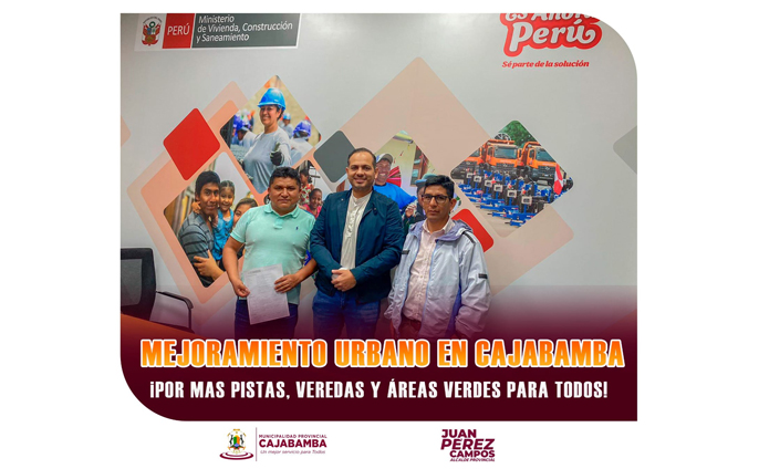¡Alcalde provincial gestiona financiamiento para importantes proyectos urbanos!