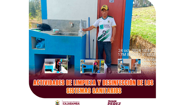 ¡Actividades de limpieza y desinfección en Machacuay! 