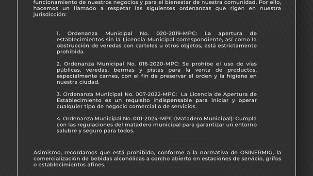 Comunicado