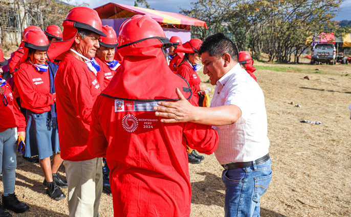 Inicio de actividades del programa LLAMKASUN PERÚ