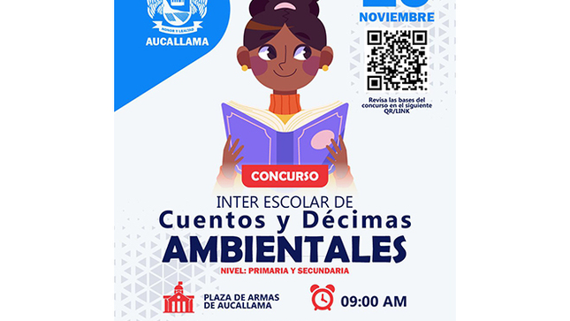 Concurso interescolar de cuentos y décimas con temática ambiental