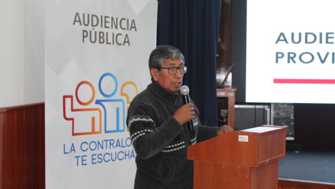 Tacna.– La Contraloría General invita a la ciudadanía de la provincia de Candarave a participar de la audiencia pública “La Contraloría te escucha” en la que podrán reportar alertas y denuncias sobre el mal uso de los recursos del Estado, así como presuntos casos de corrupción, inconducta funcional, obras públicas paralizadas o con deficiencias, sobrevaloración de obras, nepotismo y pagos por servicios no realizados, entre otros.