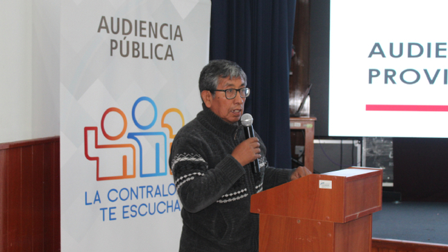 Tacna.–  La Contraloría General invita a la ciudadanía de la provincia de Candarave a participar de la audiencia pública “La Contraloría te escucha” en la que podrán reportar alertas y denuncias sobre el mal uso de los recursos del Estado, así como presuntos casos de corrupción, inconducta funcional, obras públicas paralizadas o con deficiencias, sobrevaloración de obras, nepotismo y pagos por servicios no realizados, entre otros. 