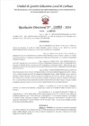 Vista preliminar de documento R.D. 953 - APROBAR PLAN DE ACCION 93 ANIVERSARIO INICIAL UGEL CHZ