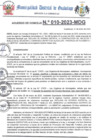 Vista preliminar de documento Acuerdo de Concejo N° 010-2023-MDG