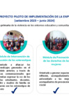 Vista preliminar de documento Proyecto piloto de implementación de la ENPV (setiembre 2023 – junio 2024)