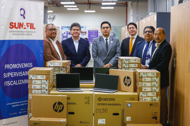 Entrega de laptops