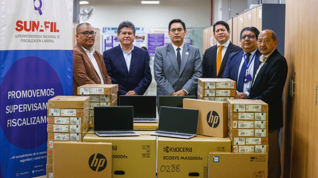 Entrega de laptops