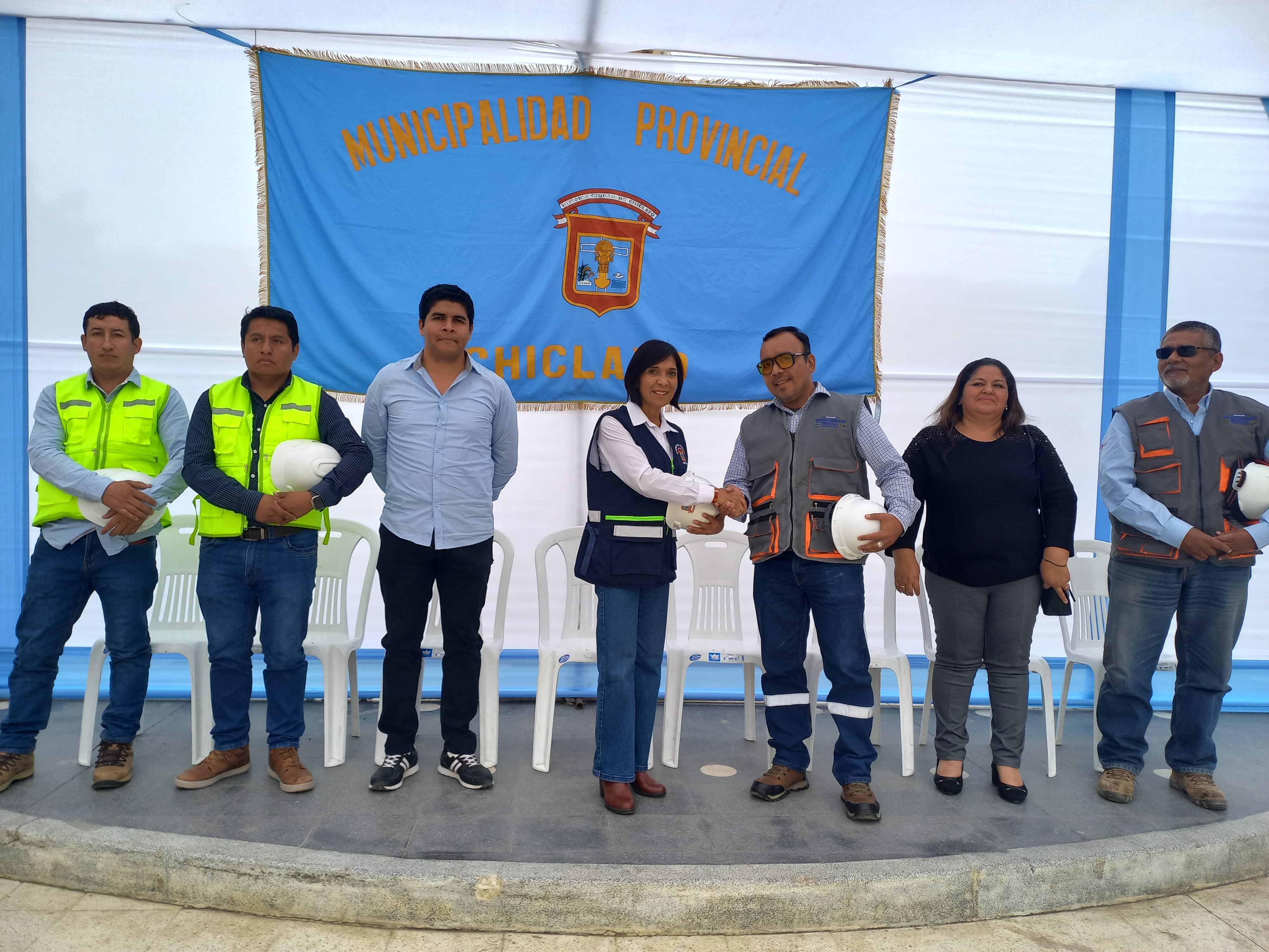 entrega de terreno para pavimentación 2