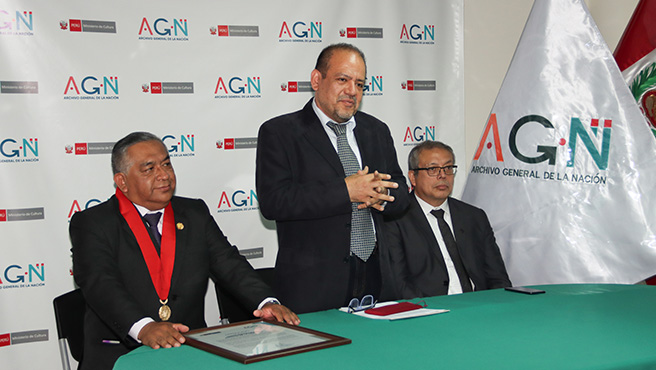 Archivo General de la Nación certificó documento bicentenario del Poder Judicial