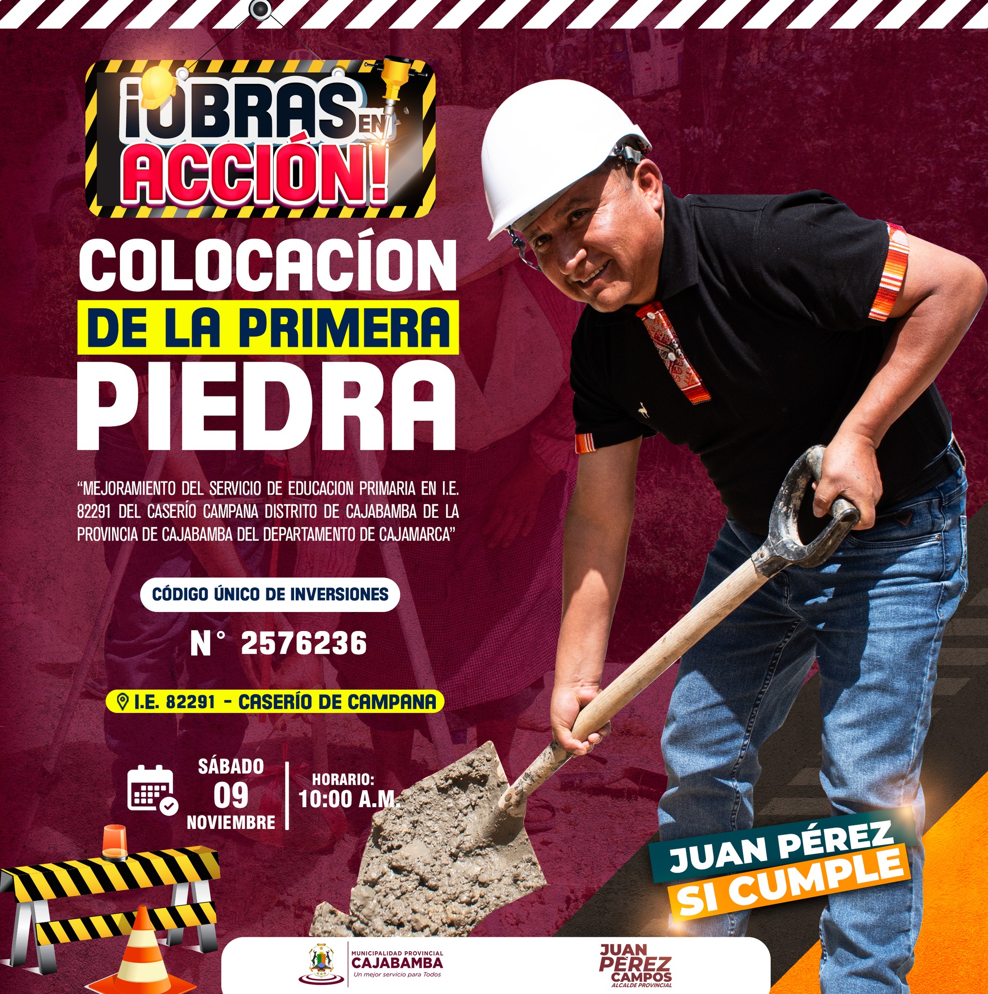 Las obras no se detienen