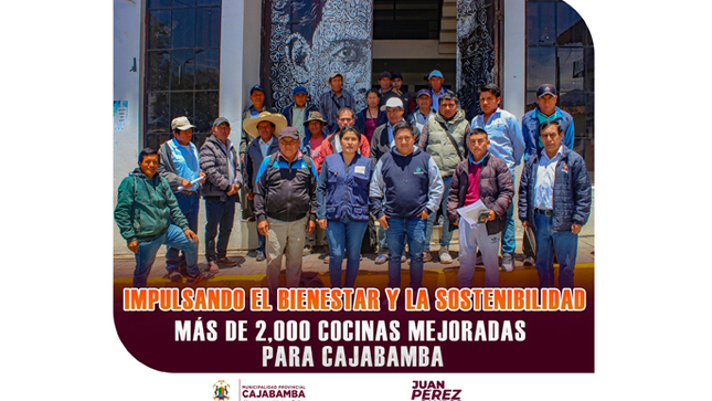 Impulsando el bienestar y la sostenibilidad más de 2,000 cocinas mejoradas para Cajabamba 
