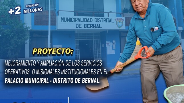 ¡Mejoramiento del Palacio Municipal de Bernal!