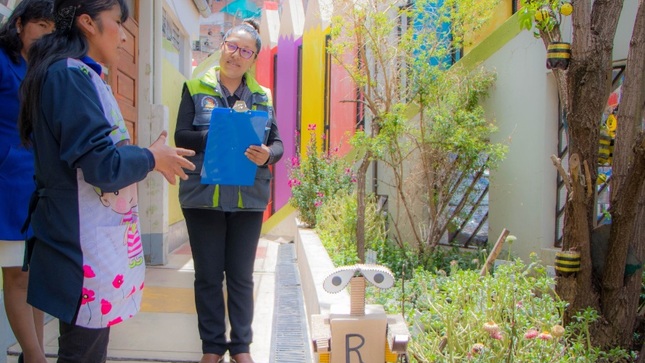 Municipalidad de Puno realiza tercera evaluación de proyectos educativos ambientales en instituciones educativas