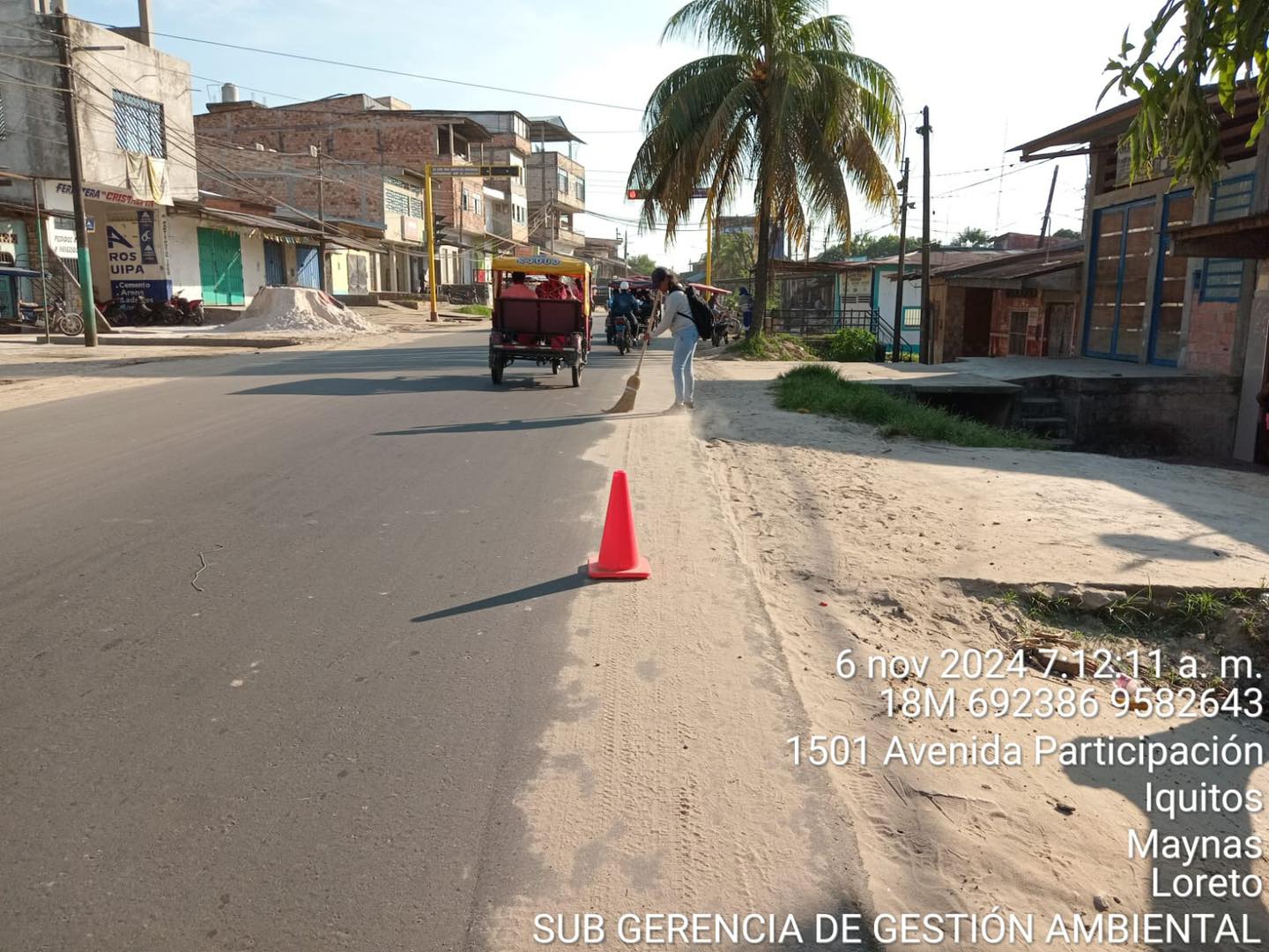 La Municipalidad Distrital de Belén continúa trabajando por un entorno más limpio y ordenado