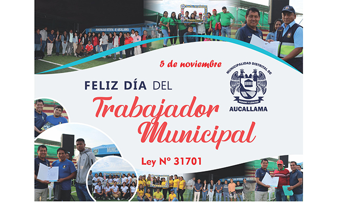 Feliz Día del Trabajador Municipal