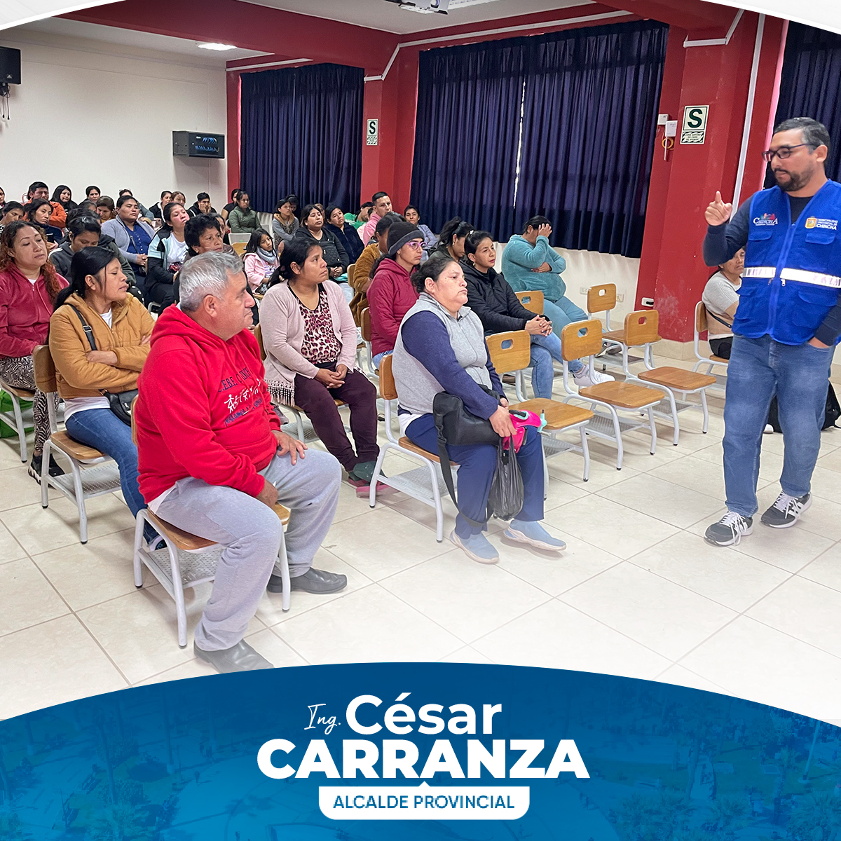 El enfoque de la charla fue la mejora de la relación entre los padres é hijos, abarcando la conducta tanto de los padres como de los menores. Se destacó la importancia de que una conducta adecuada en los niños que emana de una conducta ejemplar por parte de sus tutores, dado que los hijos reflejan el comportamiento de sus padres.
Se aconsejó la implementación de reglas en el hogar que no solo rijan para los niños, sino para todos los miembros de la familia, facilitando así la adaptación del niño a las "Normas de Convivencia" presentes en la mayoría de las escuelas.
El Licenciado Gonzalo Valencia alentó a los presentes a acudir a la Demuna Provincial de Chincha ante cualquier duda o inquietud y a registrar una cita previa, la cual es completamente