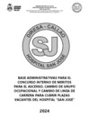 Vista preliminar de documento BASES ADMINISTRATIVAS PARA EL CONCURSO INTERNO DE MERITOS PARA EL ASCENSO