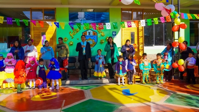 Municipalidad de Puno celebra el 10° Aniversario de la I.E.I. "Dulce Infancia"