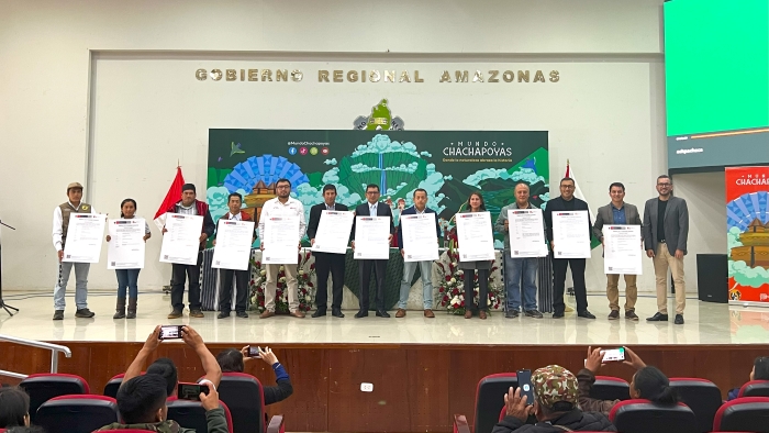 El Indecopi entrega 12 registros de la marca Mundo Chachapoyas para potenciar el turismo en el Corredor Turístico Valle del Utcubamba