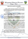 Vista preliminar de documento Resolución de Alcaldía