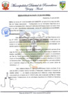 Vista preliminar de documento Resolución de Alcaldía