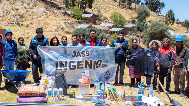 Área Técnica Municipal entrega kit de herramientas e inicia mantenimiento del sistema de agua en la jASS del centro poblado Ingenio