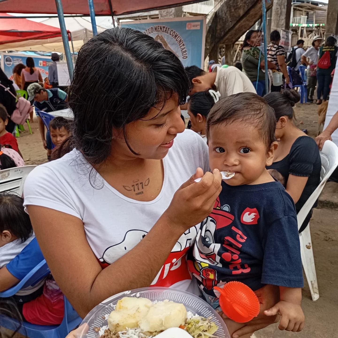 La Municipalidad Distrital de Belén realizó una sesión demostrativa para madres gestantes y lactantes de niños de 6 a 12 meses