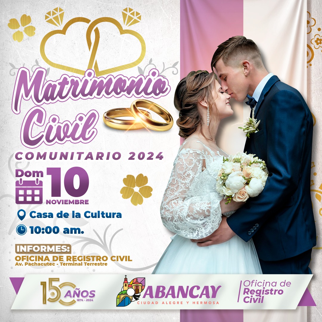 💍Matrimonio Civil Comunitario 2024