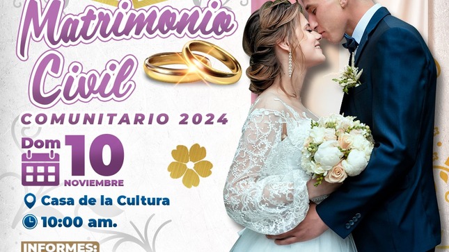 💍Matrimonio Civil Comunitario 2024