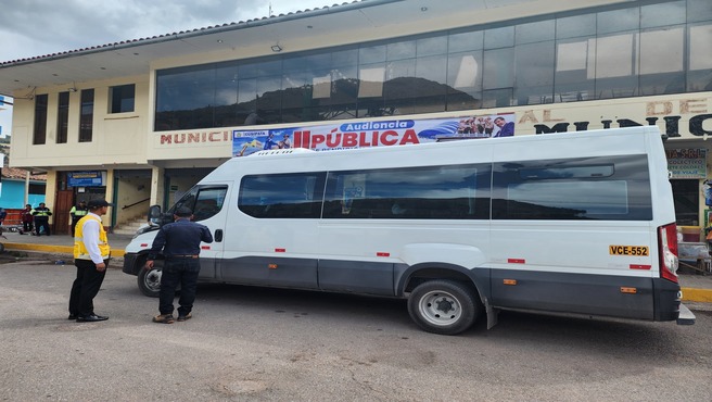 Operativo de control en Cusipata para la Seguridad Vial