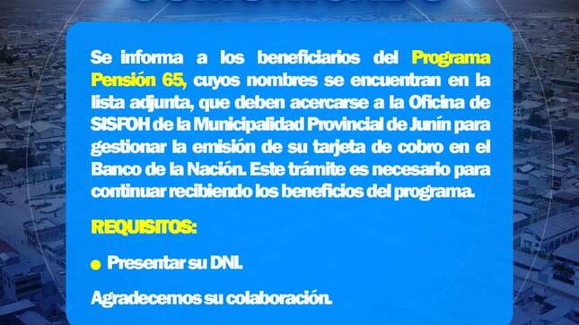 Comunicado
