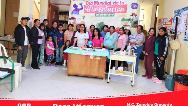 RIS Chilca Mala realiza sesiones demostrativas para prevenir anemia en el P.S. Piedra Grande