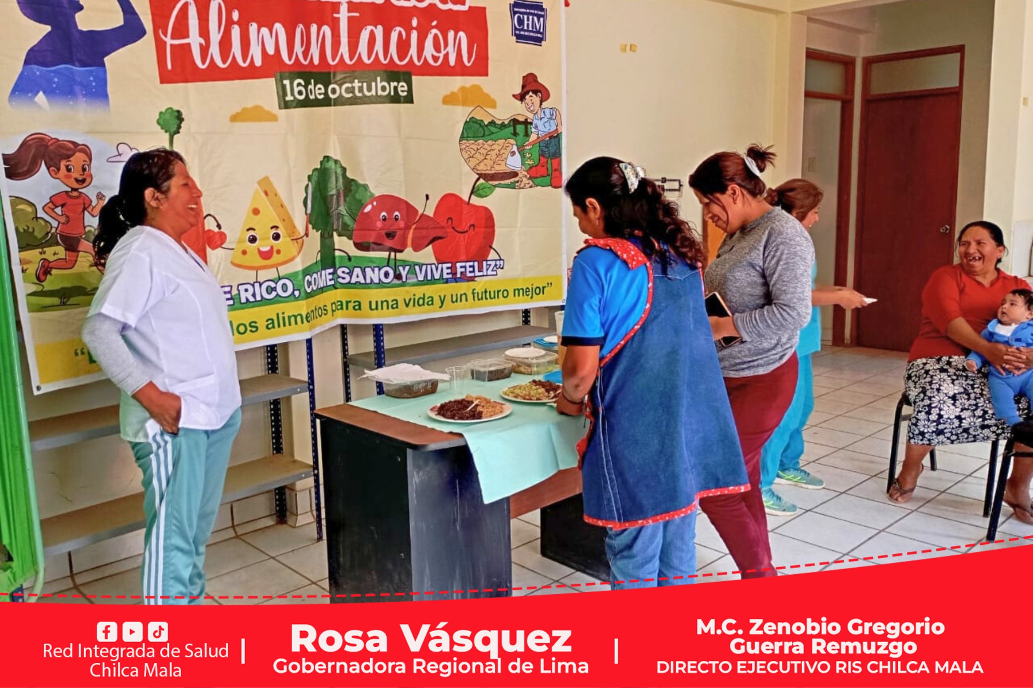 RIS Chilca Mala realiza sesiones demostrativas para prevenir anemia en el P.S. Huallanchi