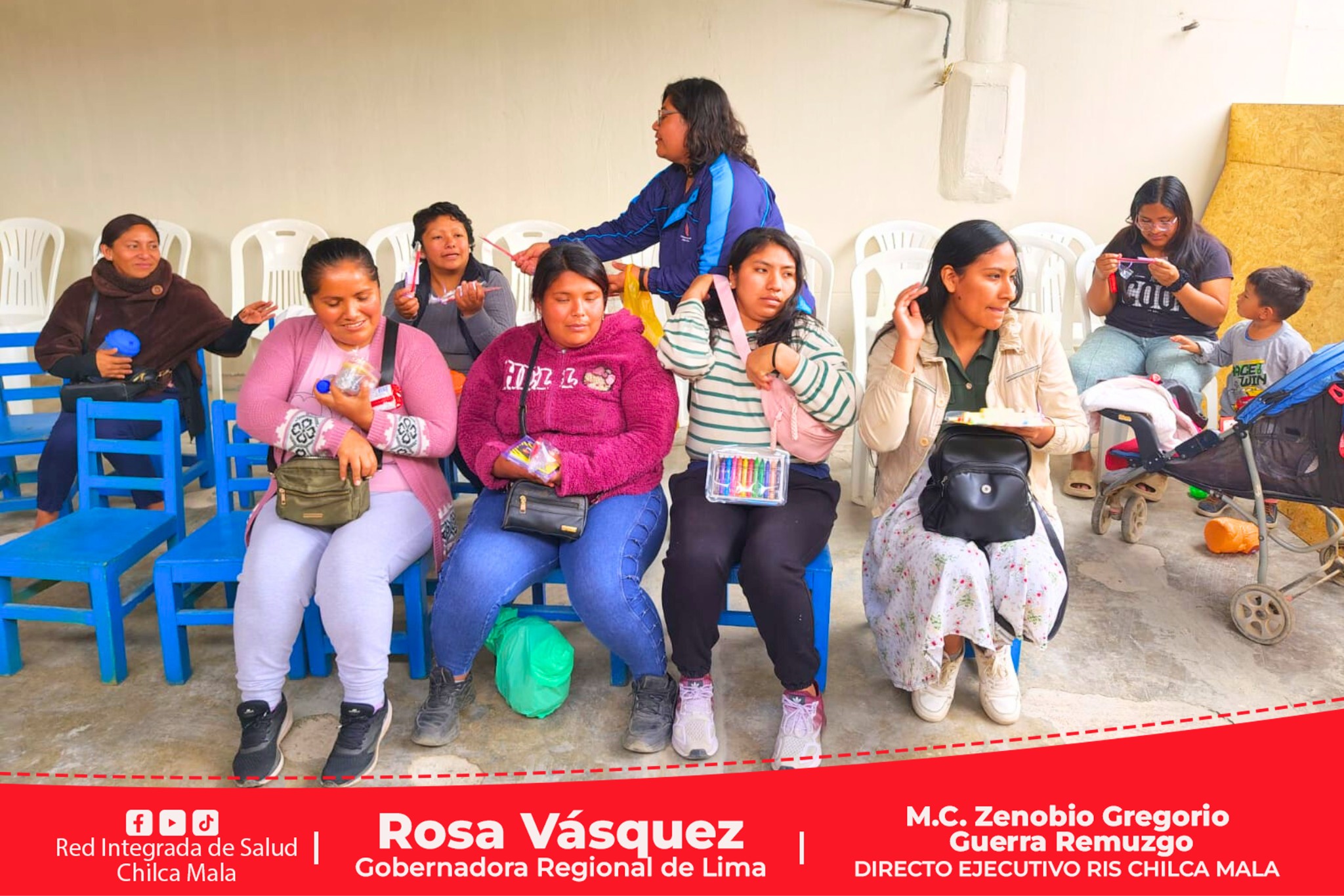 RIS Chilca Mala realiza sesiones demostrativas para prevenir anemia en la I.E. Inicial San Marcos de la Aguada
