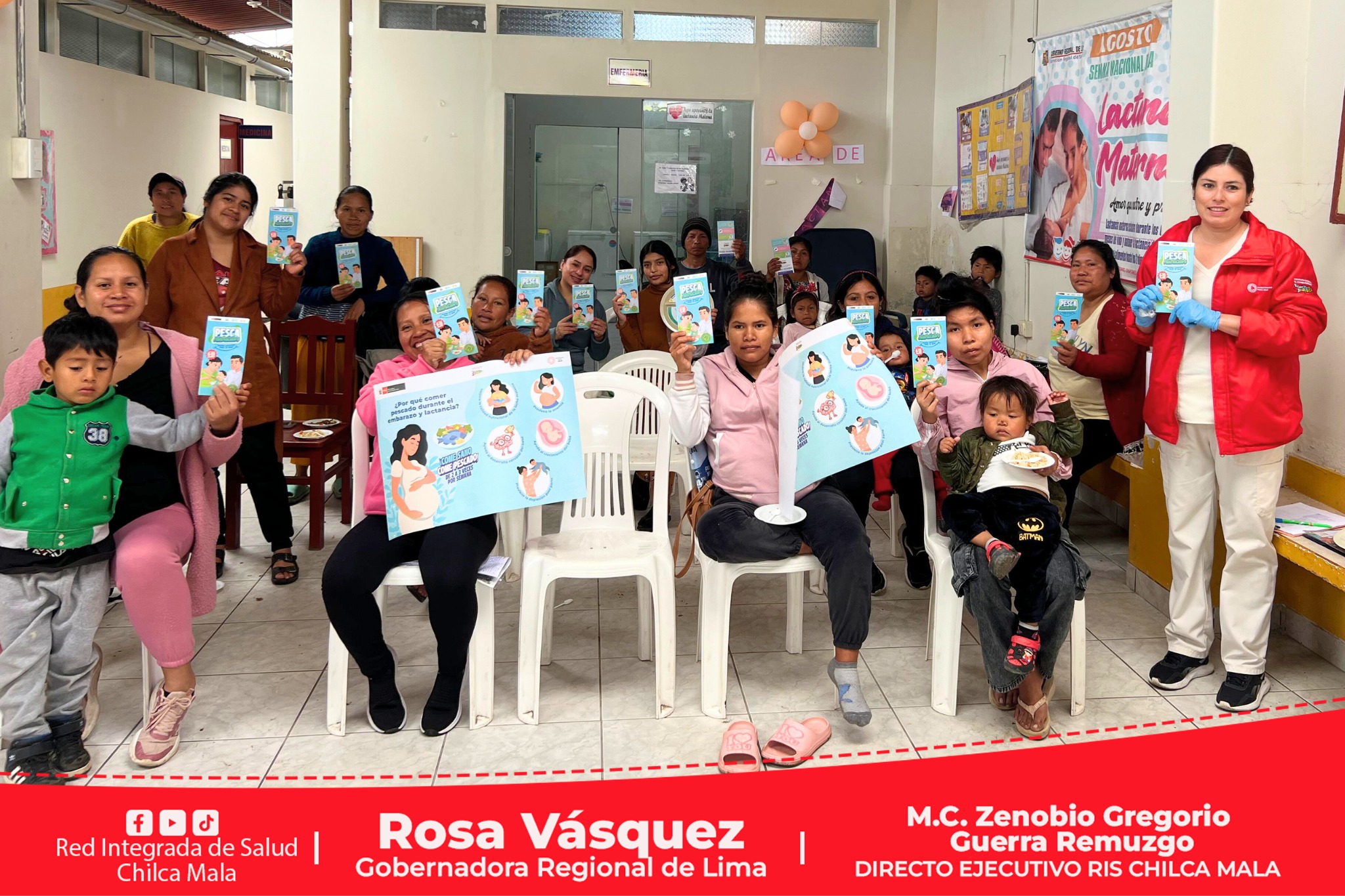 RIS Chilca Mala realiza sesiones demostrativas para prevenir anemia en el anexo de Salinas - Chilca.