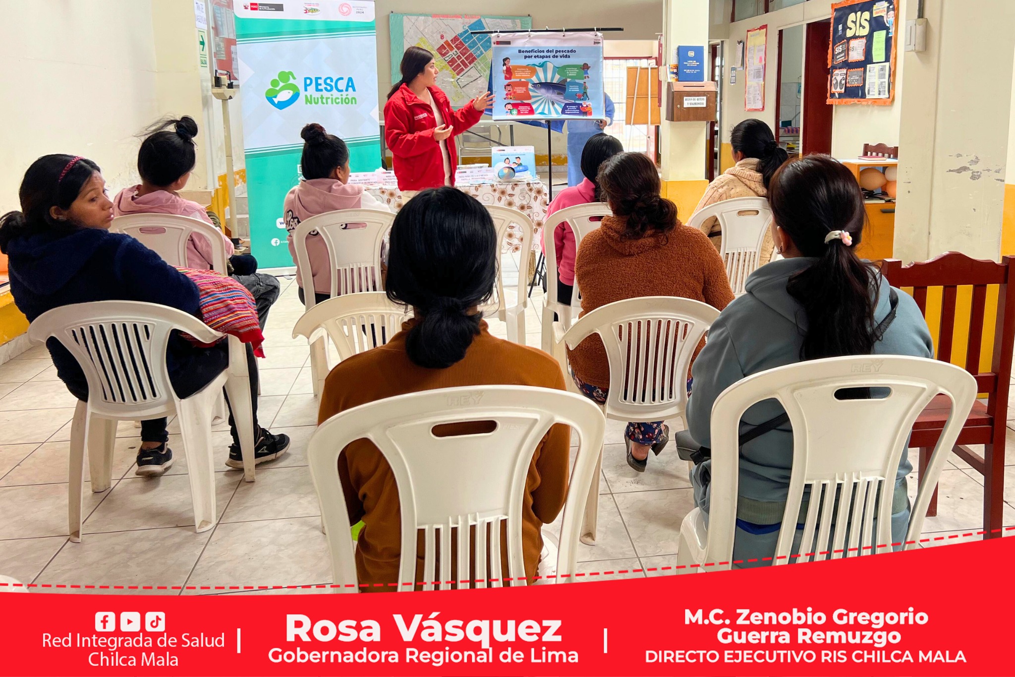 RIS Chilca Mala realiza sesiones demostrativas para prevenir anemia en el anexo de Salinas - Chilca.