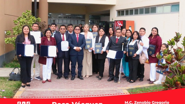 Gobierno Regional de Lima y Diresa Lima entregan 221 Resoluciones de Nombramiento a trabajadores asistenciales