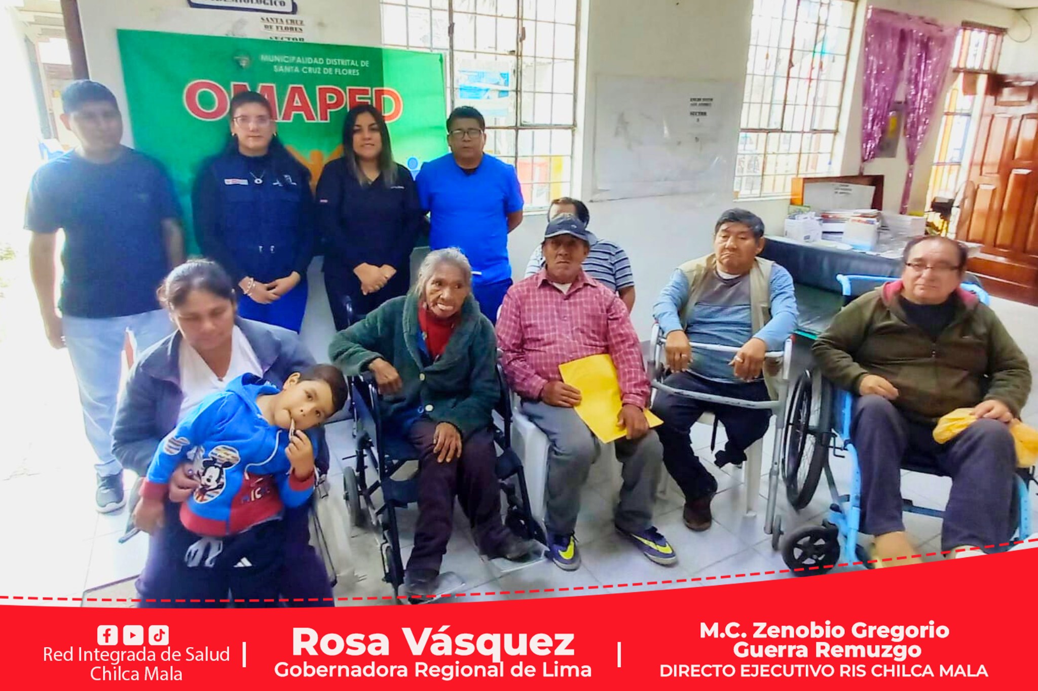 Jornada de Certificación de Discapacidad se desarrolló en el Puesto de Salud Santa Cruz de Flores