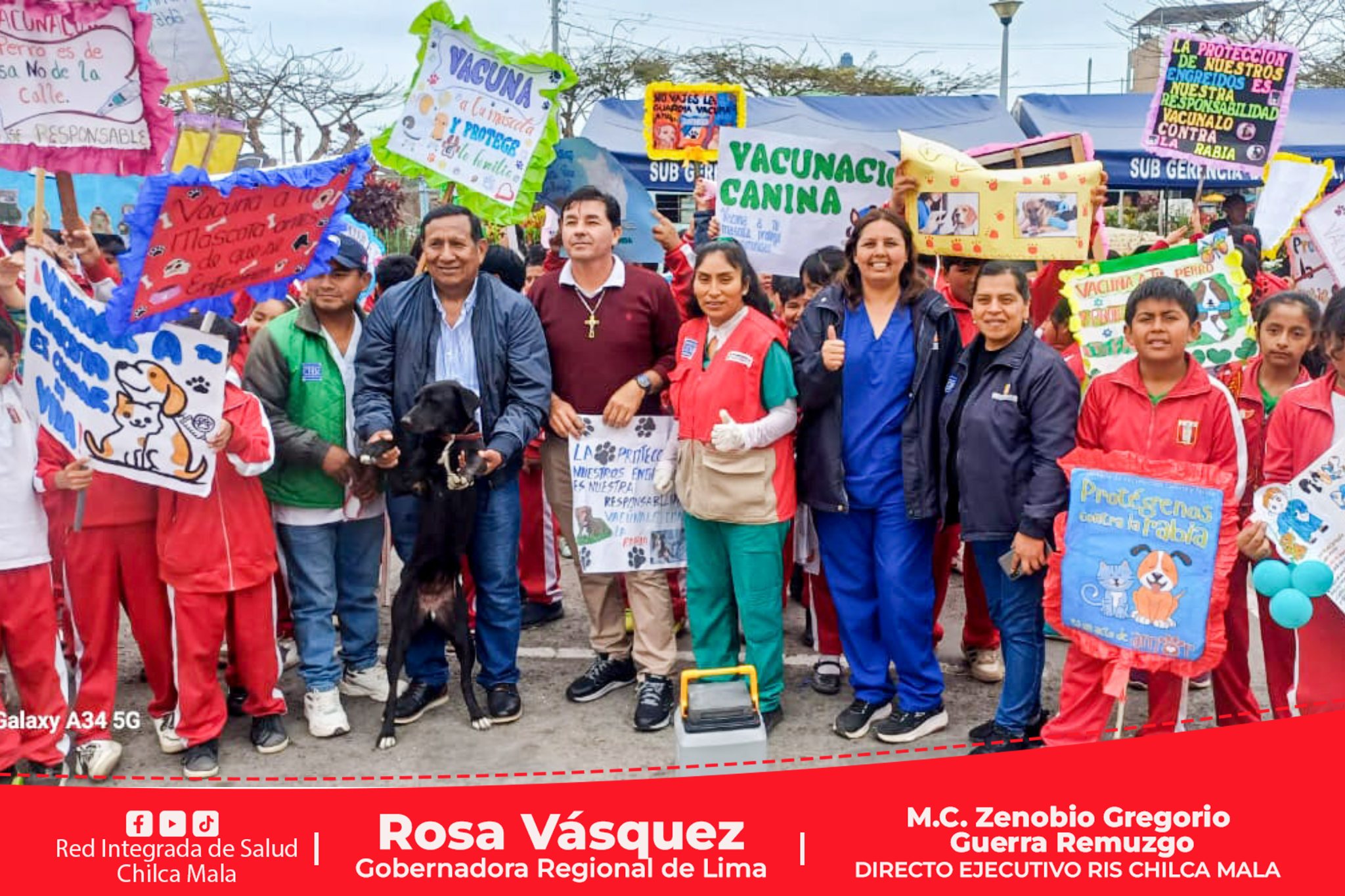 RIS Chilca Mala continua campaña de Vacunación Antirrábica Gratuita Van Can 2024